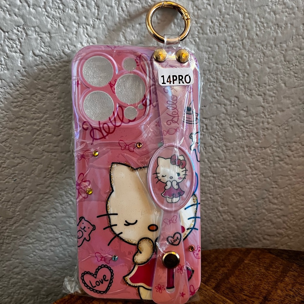 Hello Kitty Cartoon Character iPhone 14 Pro Phone Case - Picture 2 of 2